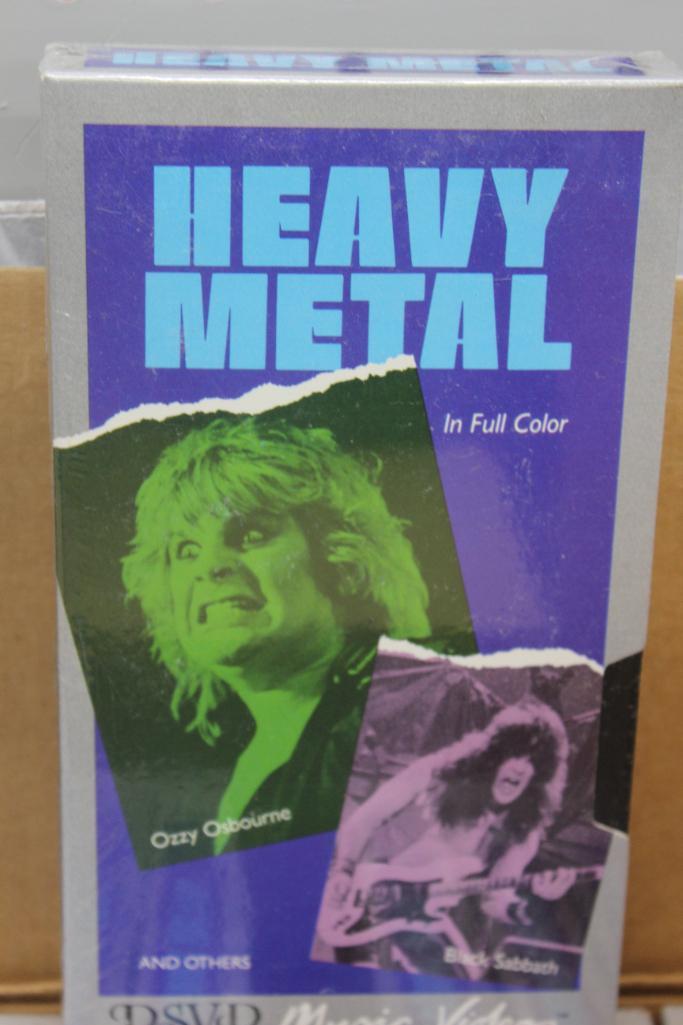 New VHS Tape "Heavy Metal" and "Rock Revolution"