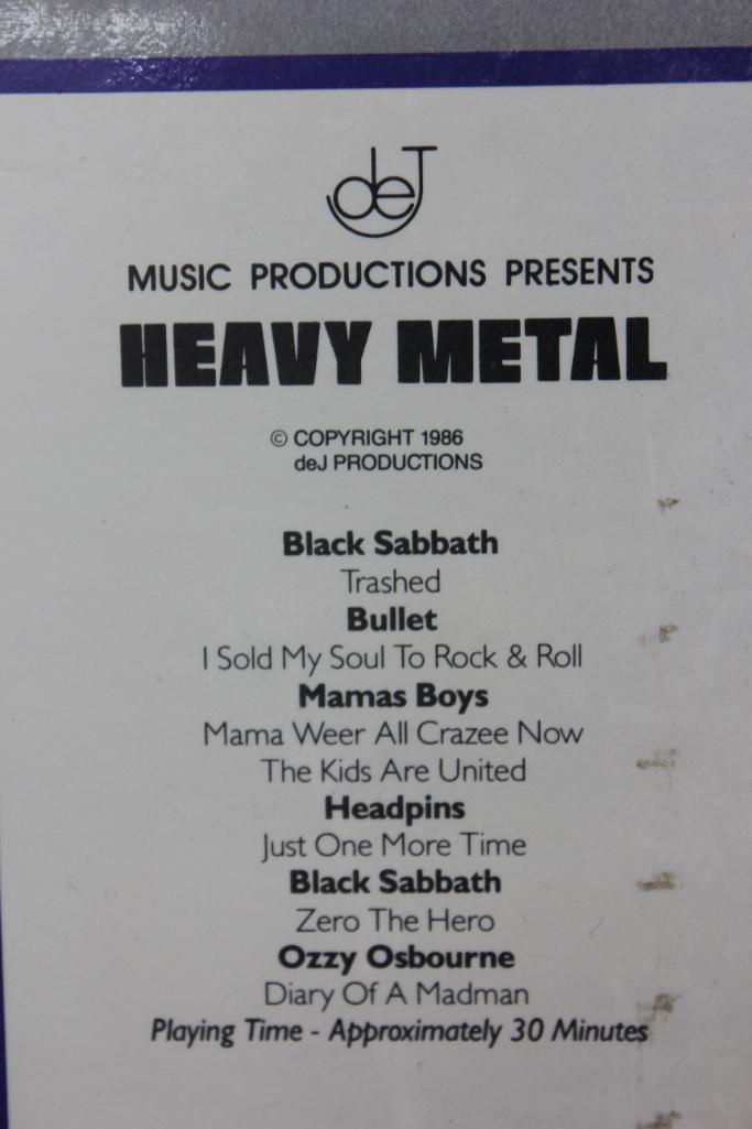 New VHS Tape "Heavy Metal" and "Rock Revolution"