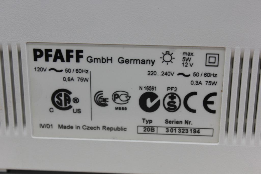 Pfaff Electronic Sewing Machine and Cutter