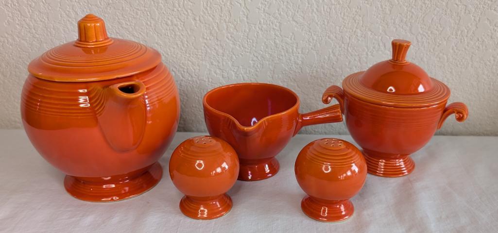 Original Red/Orange Fiestaware Set