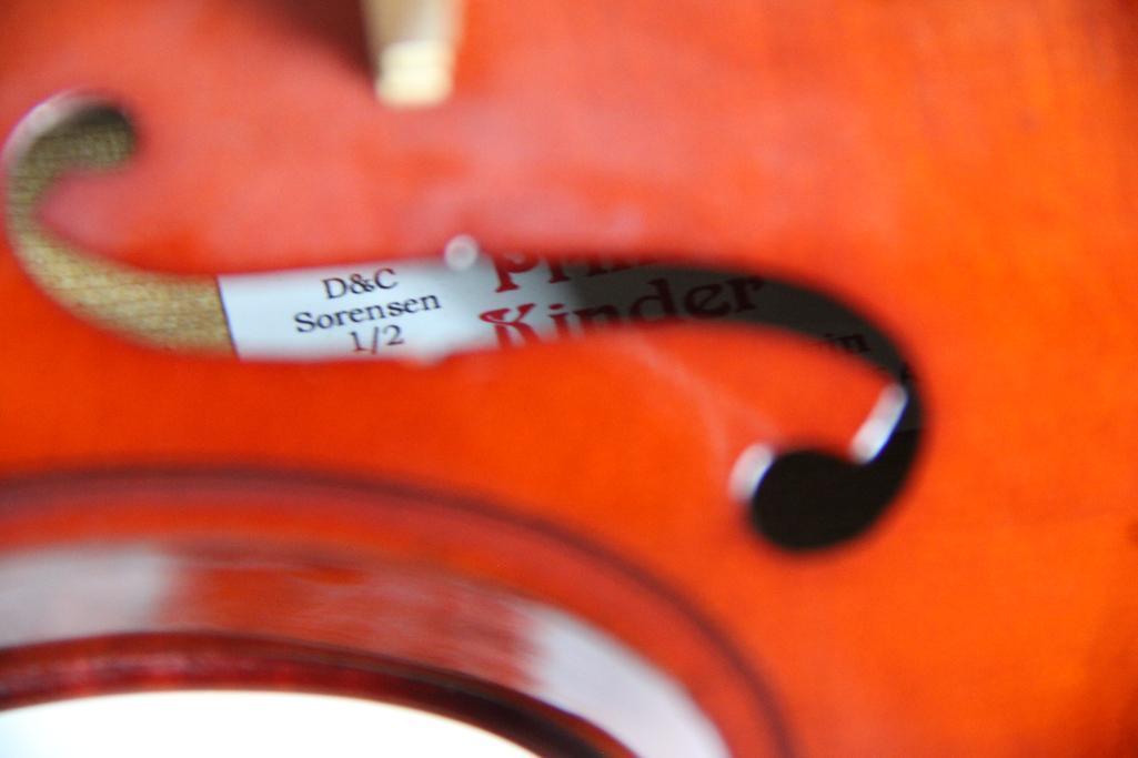 D&C Sorensen Primo Kinder by Jinyin Concert Master Select 1/2 Size Violin