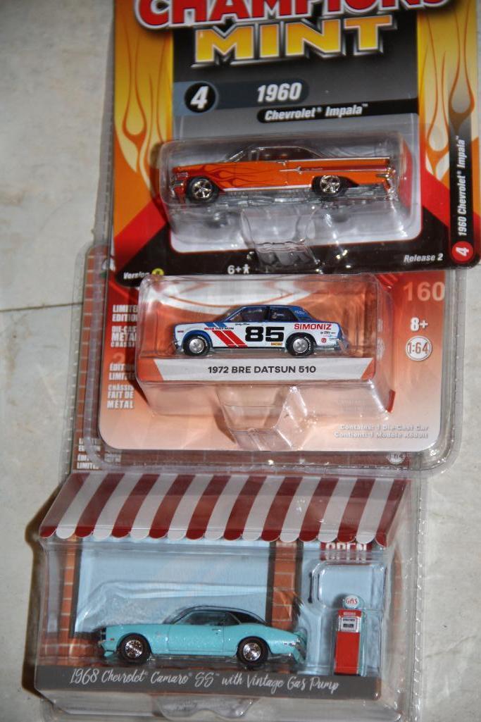 21 Green Light Die-Cast Cars New in Packaging