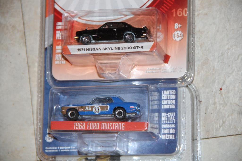 21 Green Light Die-Cast Cars New in Packaging
