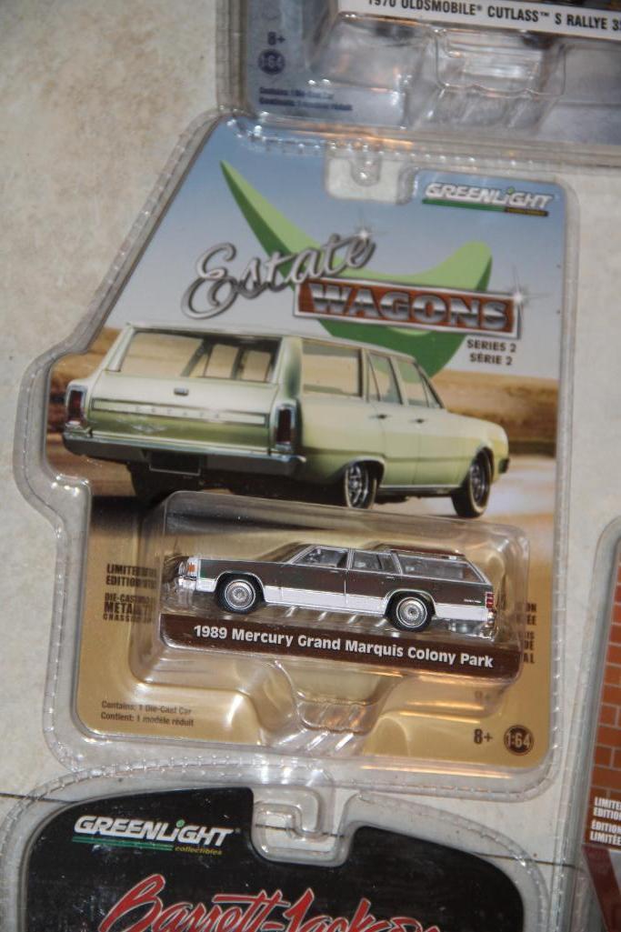 21 Green Light Die-Cast Cars New in Packaging