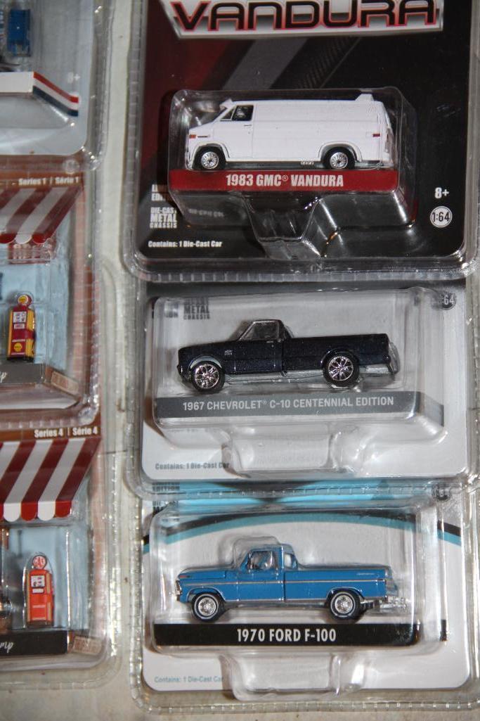 21 Green Light Die-Cast Cars New in Packaging