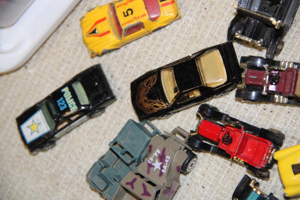 Mixed Small Die Cast Toy Cars and More