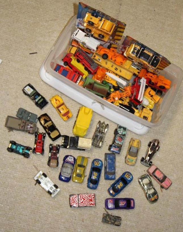 Mixed Small Die Cast Toy Cars and More