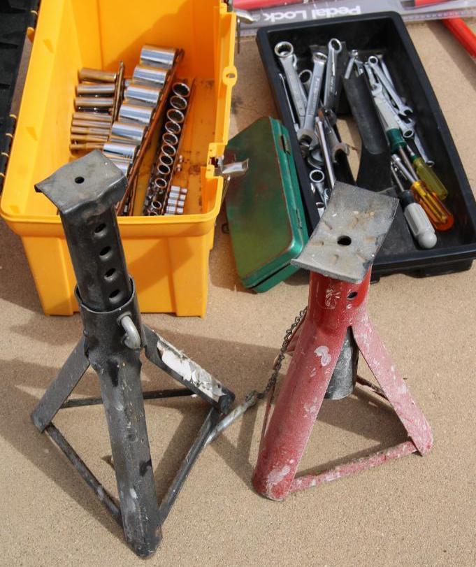Bolt Cutters, Hand Tools, Jack Stands, and More