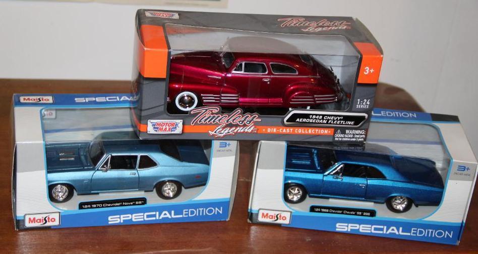 Masito and Motor Max Collectible Die Cast Cars New in Boxes