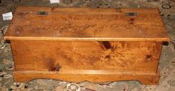 Beautiful Traditional Style, Hinged Lid Wood Trunk