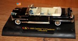 18 Mixed Collectible Die-Cast Automobiles Including 1958 Cadillac Presidential Limo