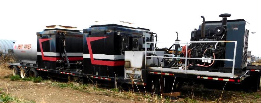 Wade Services Trailer with Frac Heater Units