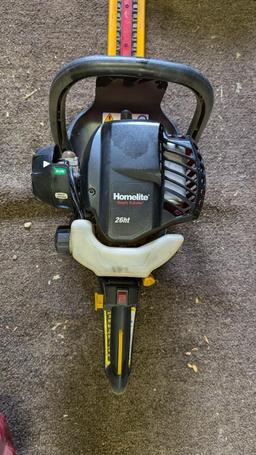 Poulan Pro Link Weed Eater, Craftsman Blower, and Hedge Trimmer