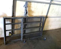 Hitch Storage Rack with Fold Out Ramp