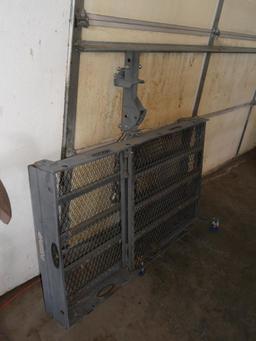 Hitch Storage Rack with Fold Out Ramp