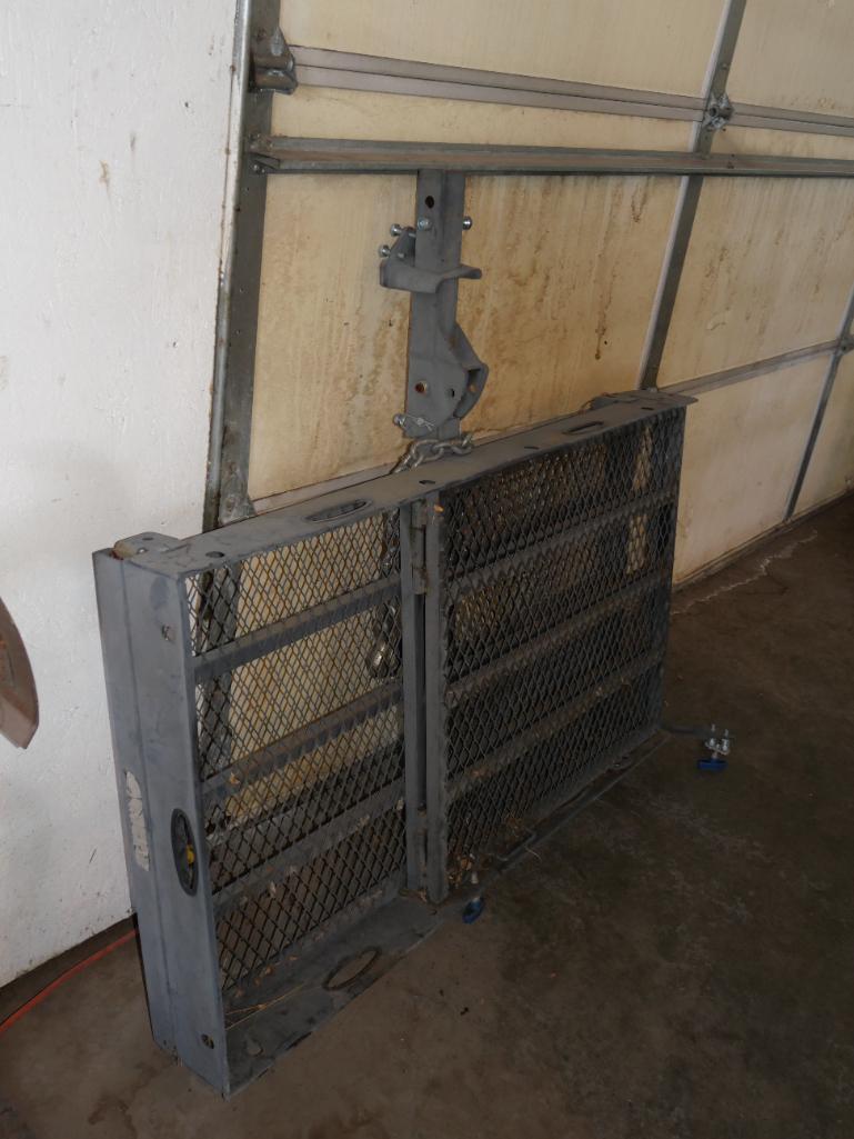 Hitch Storage Rack with Fold Out Ramp