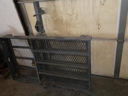 Hitch Storage Rack with Fold Out Ramp