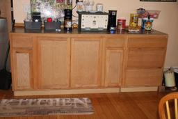 Natural Wood Cabinet Unit, Uninstalled