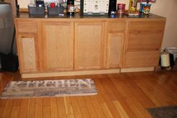 Natural Wood Cabinet Unit, Uninstalled