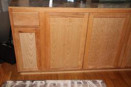Natural Wood Cabinet Unit, Uninstalled
