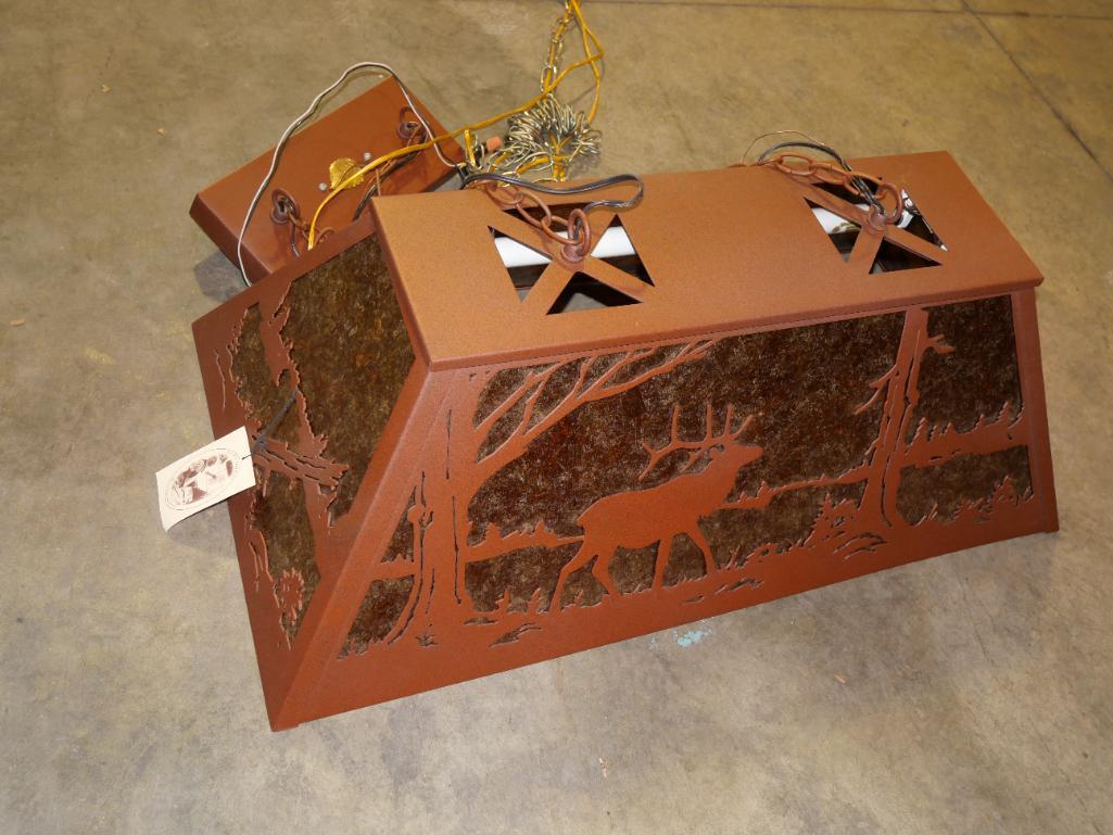 Meyda Tiffany Elk Pool Table Lamp