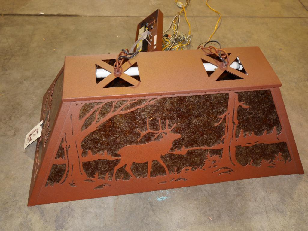 Meyda Tiffany Elk Pool Table Lamp