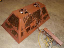 Meyda Tiffany Elk Pool Table Lamp