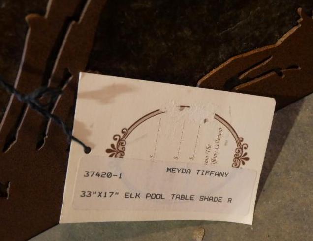 Meyda Tiffany Elk Pool Table Lamp