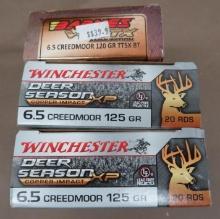 6.5 Creedmoor Ammunition and Brass
