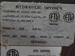 American Baking System Hydraulic Divider