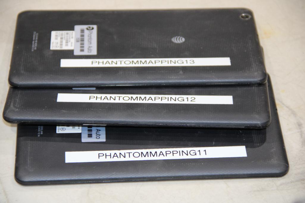 Three Mini Tablets Model K88 Labeled for Phantom Auto