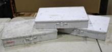 Three Weather Guard Steel Organizing Cases