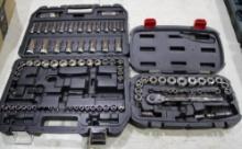 Husky and DeWalt Partial Socket Sets in Cases