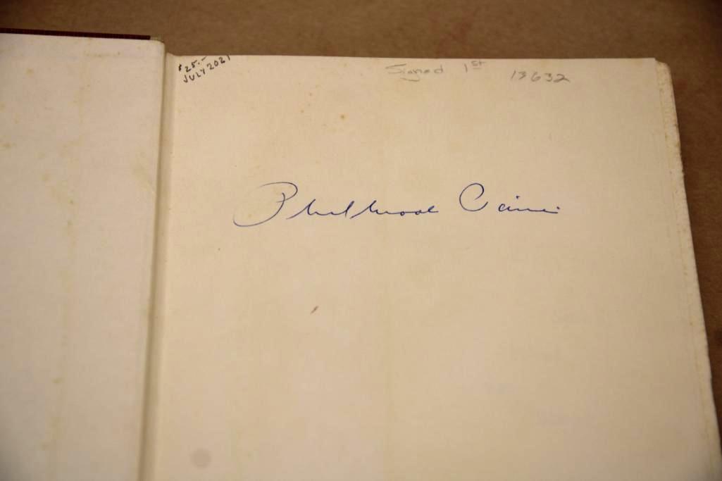 Signed Copy of Squarely Behind the Beavers by Philbrook Paine