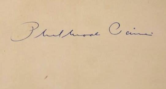 Signed Copy of Squarely Behind the Beavers by Philbrook Paine