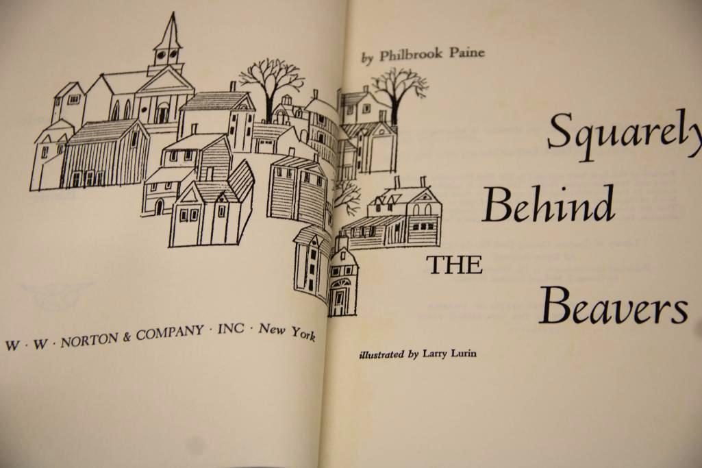 Signed Copy of Squarely Behind the Beavers by Philbrook Paine