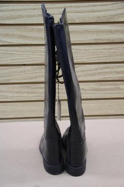 Cat's Paw Black Leather Riding Boots Size 6