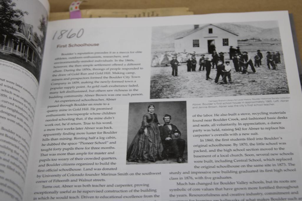Boulder County History and Colorado History Books