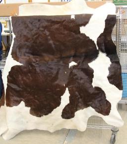 Auburn and White Spotted Cow Hide