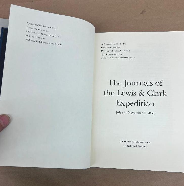 Five Volumes The Journals of the Lewis and Clark Expedition