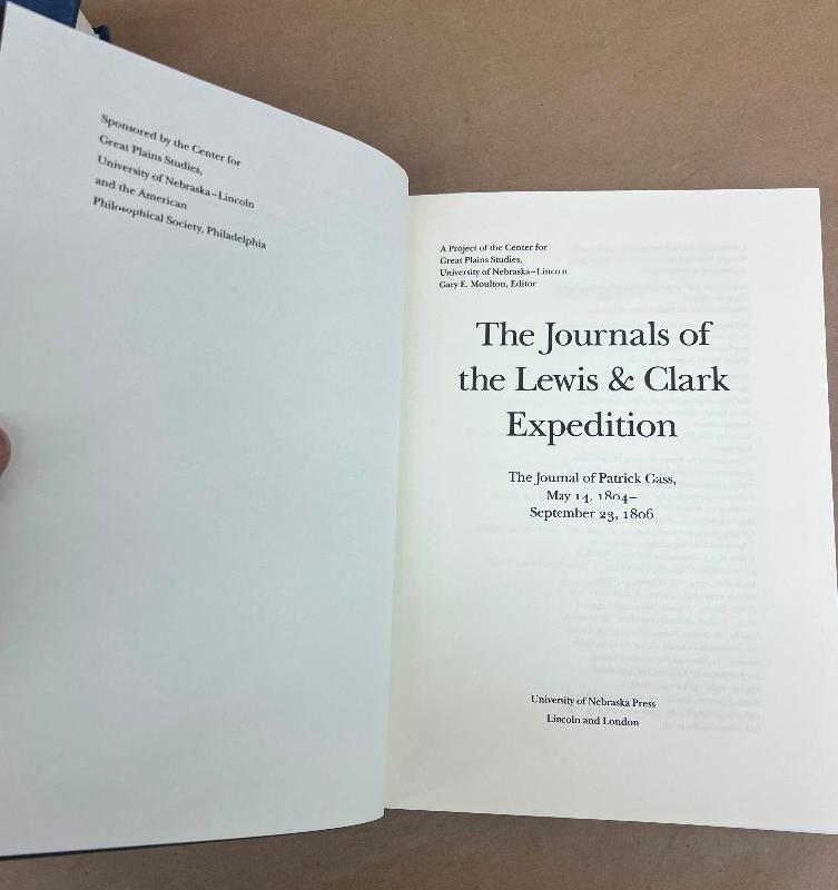 Five Volumes The Journals of the Lewis and Clark Expedition