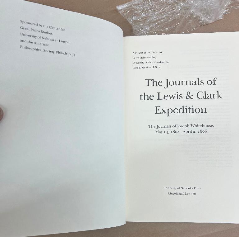 Five Volumes The Journals of the Lewis and Clark Expedition