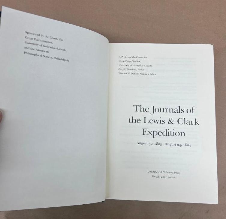 Five Volumes The Journals of the Lewis and Clark Expedition