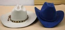 Pair of Felt Western Hats from Big R Ranch and Eddy Bros.