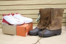 La Crosse Leather Upper Water-Proof Boot and Nike Sneakers Sizes 14 and 15