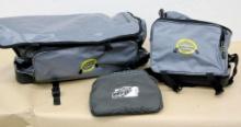 Cabela's Waterproof Duffel Bag, Small Lunch Bag, and Kelty Medium Portage Duffel