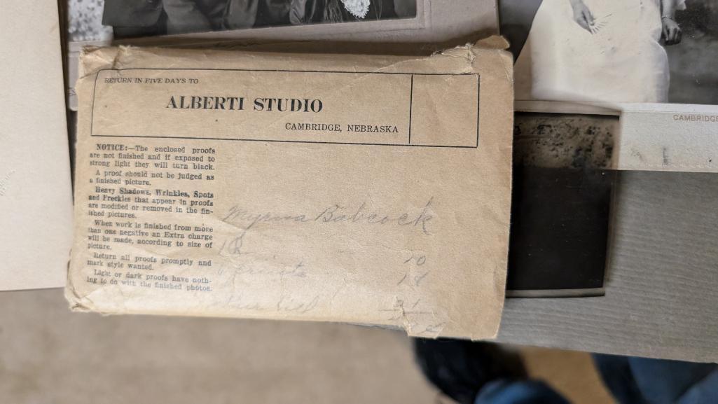 Antique Photos and Scrapbooking Items