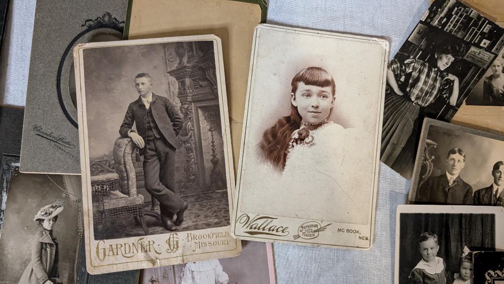 Antique Photos and Scrapbooking Items