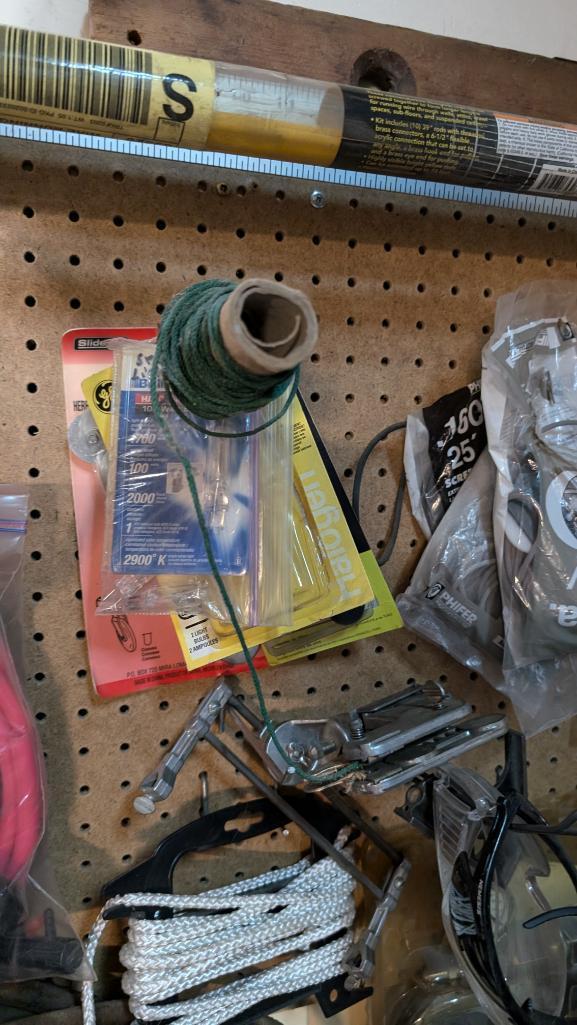 Contents of Bay 1 South Pegboard