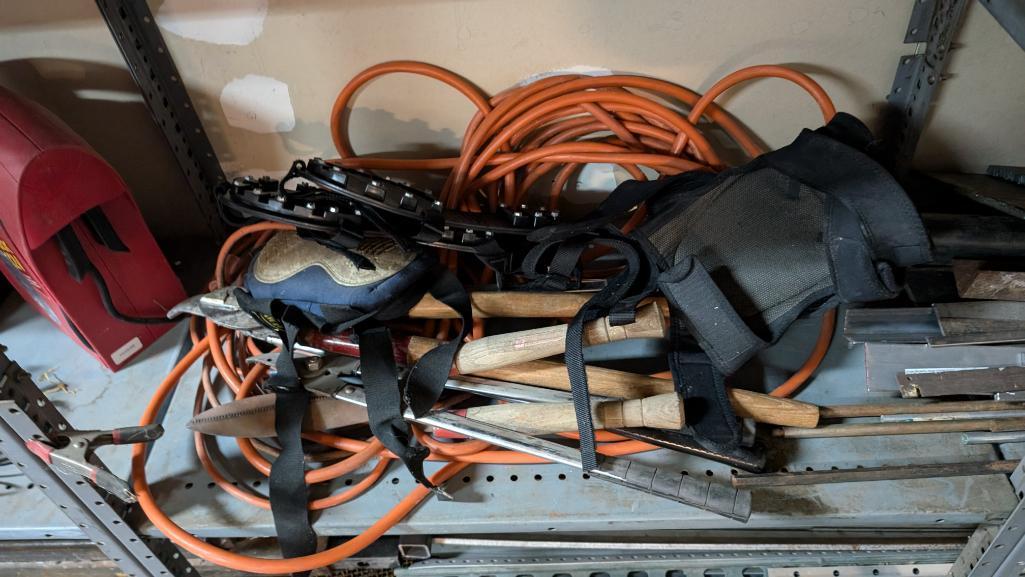 Contents of Bay 1 Metal Shelves